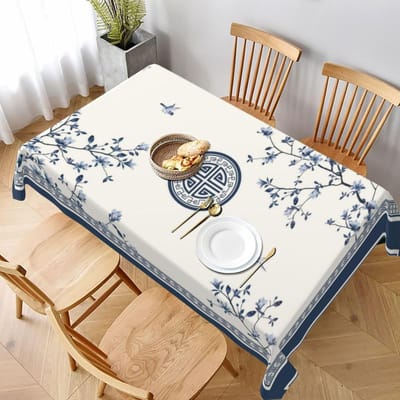 Inkt Schilderstijl Rechthoekig Waterdicht Tafelkleed Tafel Decor Herbruikbaar Boerderij Keuken Eettafelkleed Feest Decor 90x140cm