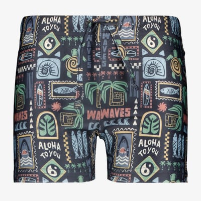 Osaga kinder UV zwembroek met print - Blauw - Maat 92