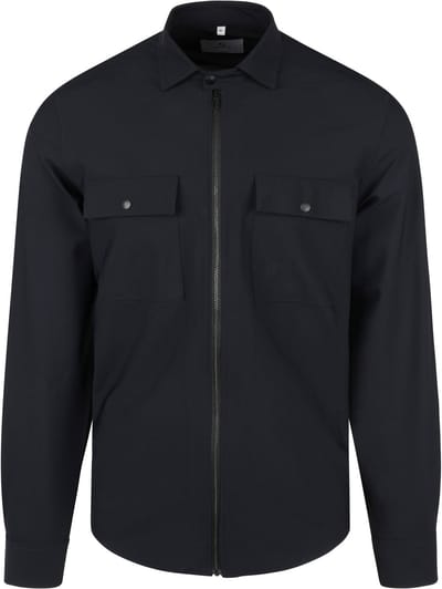 Suitable Jacket Shirt Donkerblauw - Maat XL - Heren - Overshirt