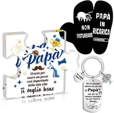 Dailygoody - Opa cadeau - Thuisdecoratie - Uniek ontwerp - Kerstmis - Vaderdag - Verjaardagscadeau voor opa - Pakket van 25,6 x 16,2 x 3,7 cm