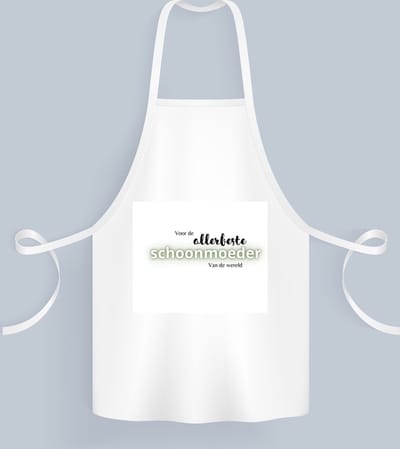 Akyol - voor de allerbeste schoonmoeder van de wereld Keukenschort - Mama - de beste schoonmoeder - moeder cadeautjes - moederdag - verjaardagscadeau - verjaardag - cadeau - geschenk - kado - gift - moeder artikelen - 82 bij 71 cm