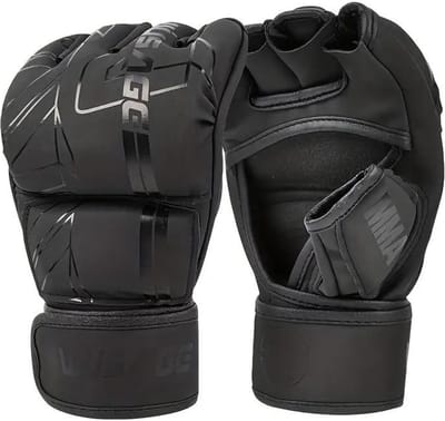 Nivard MMA Handschoenen - Gloves - Sparring Handschoenen - Heren - Dames - Grappling - Bokshandschoenen - Vecht Handschoenen - Zwart