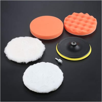 Polijstpads Set - Buffing Pads - Auto Reiniging - Professioneel Systeem - 7 Inch - Meerdere Kleuren