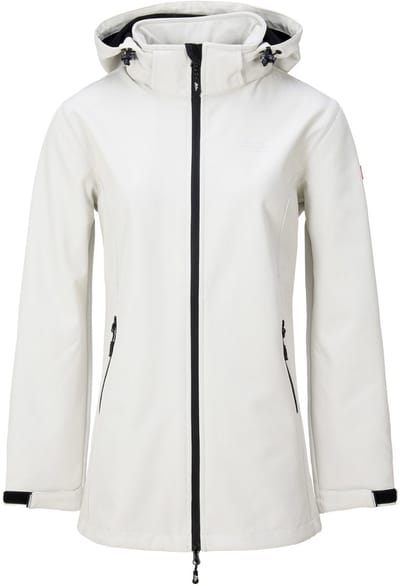 Nordberg Iris Dames Softshell Ls05401-mm - Kleur Wit - Maat XL