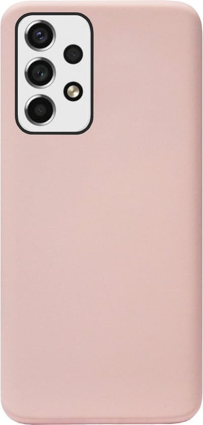 ADEL Premium Siliconen Back Cover Softcase Hoesje Geschikt voor Samsung Galaxy A73 - Lichtroze