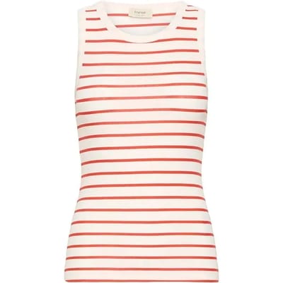 fransa - FRHIZAMOND STRIPE TOP 14 - Dames - Tops