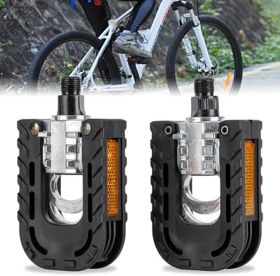 Fiets Pedalen - Aluminium Pedalen - Praktisch Fietsen - Inklapbare Functie - 9/16 Inch - Zwart