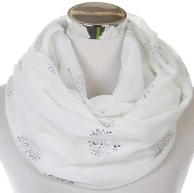 Zijde Sjaal – 180 × 90 cm – Lichtgewicht Shawl – Wit – Designer Dames Sjaal Voor Reizen En Dagelijks Gebruik