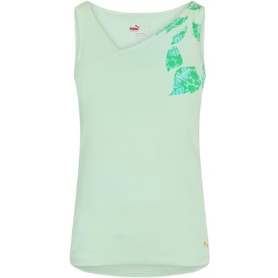 Puma Shala-tanktop met grafische print voor dames (Groen)