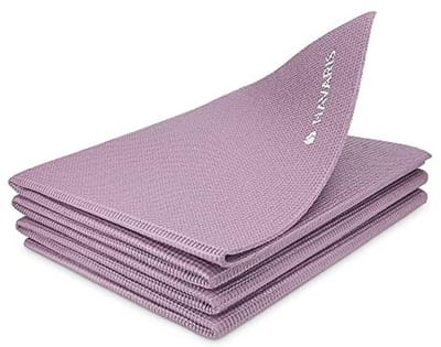 Vouwbare Yoga Mat voor Reis - 4 mm Dikke Sportmat - Antislip Fitnessmat voor Yoga, Pilates en Fitness - Geschikt voor Binnen en Buiten
