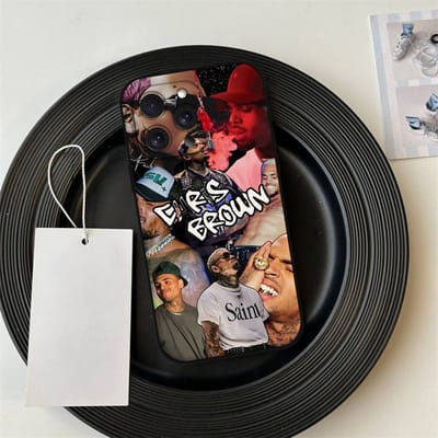Chris Brown Rapper B-Breezy Telefoonhoesje Voor IPhone 17 Pro 15 13 14 16 11 12 Pro Max 7 8 Plus XR XS X SE Mat Zacht Siliconen Hoesje iPhoneXR