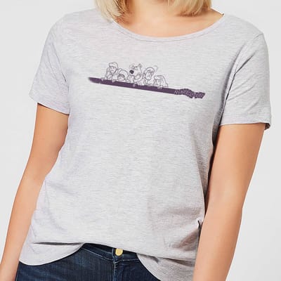 Scooby Doo Those Meddling Kids Retro Women's T-Shirt - Grey - XS