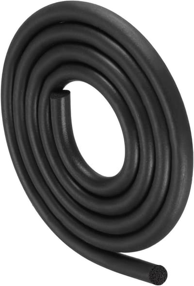 Weerbestendige EPDM rubberen afdichtstrips voor deuren - 10mm diameter x 4m lengte - Ideaal voor isolatie en tochtpreventie