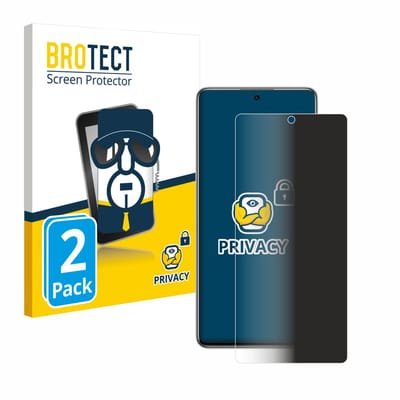 BROTECT - privacy screenprotector voor Xiaomi 11T Pro - Folie Beschermfolie Blauwlichtfilter 2 Stuks