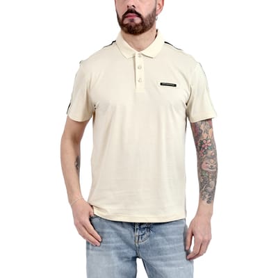 Ea7 Emporio Armani 7m001477_af10375 Korte Mouw Poloshirt Beige S Man