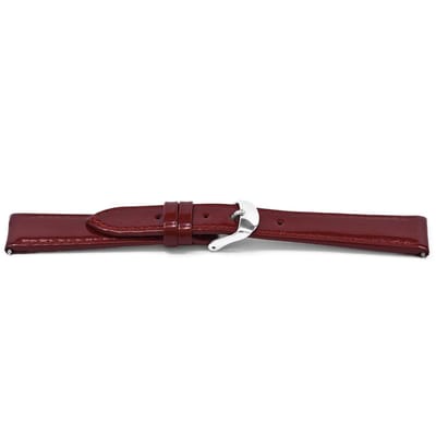 Horlogeband G700 Dover Rood Lak Leder 20x18 mm