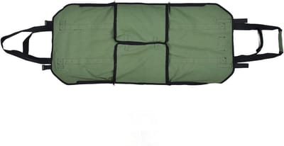 Brandhout Tas - Houtdrager Opbergtas - Buitenhaard Accessoire - Verstelbaar Met Rits - 47 x 31 x 40 cm - Zwart