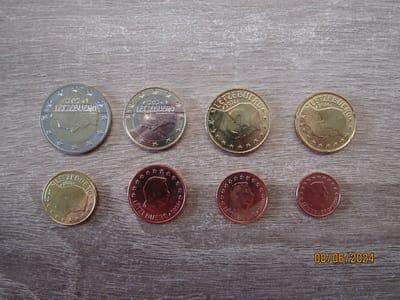 Luxemburg euromunten 2025 UNC jaarserie