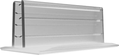 7,5cm - Zelfklevende PVC Houder (Transparant) / Standaard / Gripper Voet - Type: HTG-75