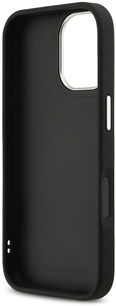 Karl Lagerfeld Back Cover Case - Zwart - Slank design met verhoogde randen - Geschikt voor iPhone 17