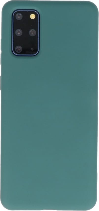 Hoesje Geschikt voor de Samsung Galaxy S20 Plus - Fashion Color Backcover Telefoonhoesje - Donker Groen
