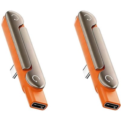 Type C Telefoon Oplaadhouder Adapter 240W Snelladen OTG USB-C Mannelijk naar USB-C Vrouwelijk Converter met Opvouwbare Houder