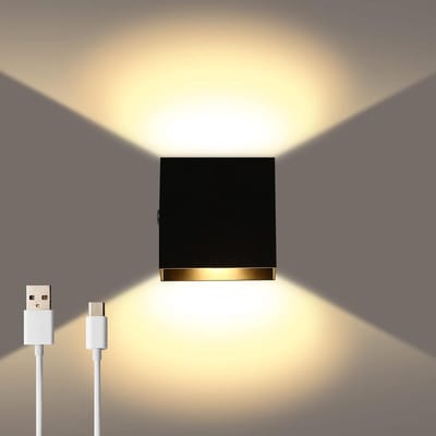 Solacis Wandlamp oplaadbaar - Wandlamp - Wandlamp oplaadbaar binnen - Wandlamp binnen - Must have voor in uw woning!