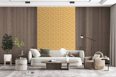 Behang - Fotobehang Patronen - Bladeren - Bloemen - Breedte 200 cm x hoogte 300 cm