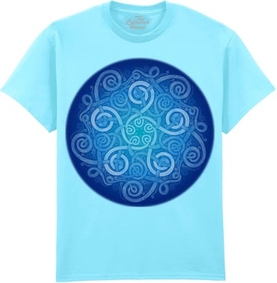 Celtic Knot Blue The Coloured House T-shirt M