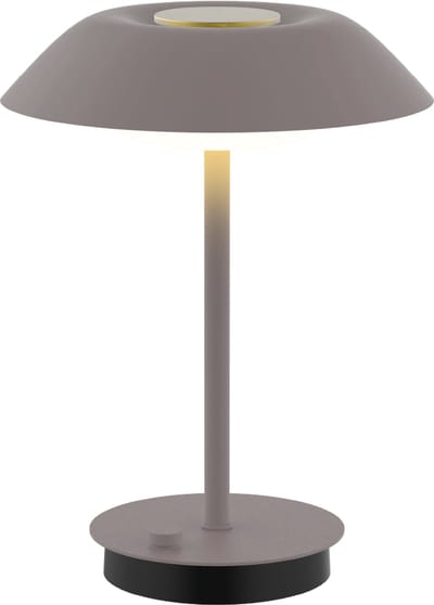 Luxus Europe - Tafellamp Maggiore Taupe - Draadloze LED Tafellamp Binnen - USB-C Oplaadbaar - Dimbaar - Warm Wit - Luxe Design