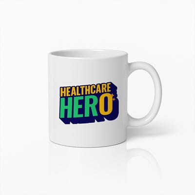 Zorgheld Mok 330ml – Bedank Koffiebeker voor Artsen, Verpleegkundigen & Zorgpersoneel – Perfect Cadeau voor Gezondheidswerkers