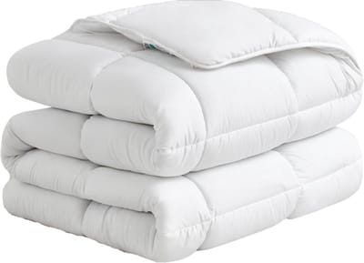 Mammoet Dekbed Willow 240 x 200 cm – tweepersoons winterdekbed - 50% katoen & 50% polyester - hypoallergeen - vlamvertragend - wit