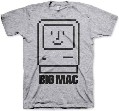 Hybris Big Mac T-shirt, heathergrijs