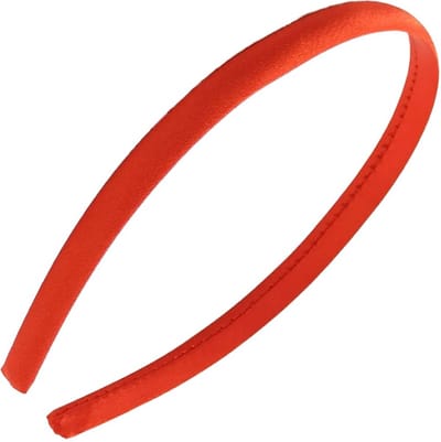 Fako Fashion - Diadeem - Hoofdband - Haarband - Satijn - 10mm - Rood
