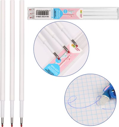 Navullingen voor uitwisbare pen, 0,5 mm, blauw, 3 stuks