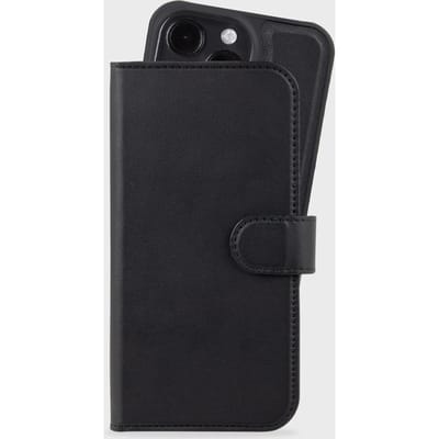 Wallet Case Magnet Black iPhone 16 Pro