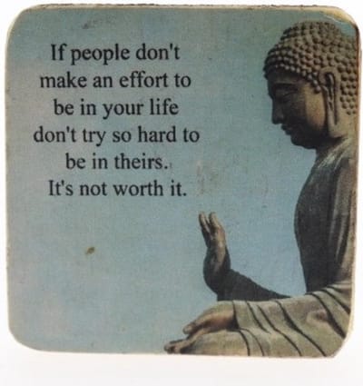 Quote magneet 6x6 cm If people dont