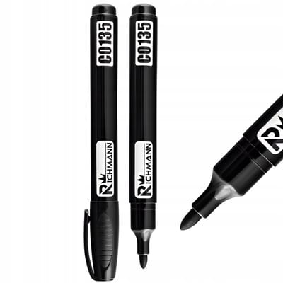 Richmann Bouwmarker Zwart 2mm - Permanent & Waterdicht