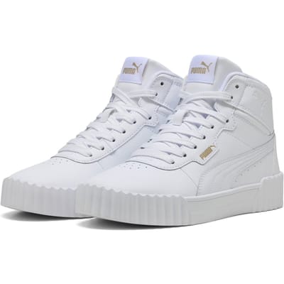 PUMA - maat 38.5 - Carina 3.0 Mid Dames Sneakers - PUMA white