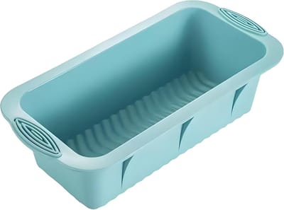 Siliconen Bakvorm Rechthoek – Bananenbrood & Brownie Vorm – Pastel Blauw – BPA-vrij