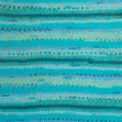 DROPS Fabel Print - 340 blue lagoon - Wol Garen