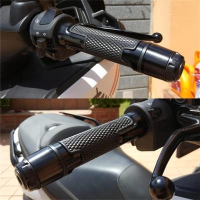 Motor Handvatten - Stuur Grepen - Comfortabel Rijden - Ergonomisch Ontwerp - 7/8" 22mm - Zwart