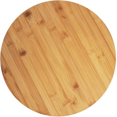 Draaibare Serveerplank Bamboe 35 cm - Serveerbord - Hapjesplank - Kaasplank