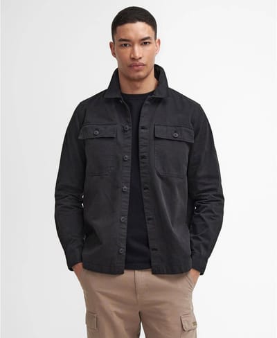 Casual Shirt Long Sleeves - Black Jackets