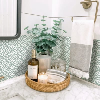Dailygoods- Wandsticker Boho Stijl - Tegelstickers 15x15 cm - Set van 25 - Waterdicht - Makkelijk aan te brengen - Geschikt voor keuken/badkamer