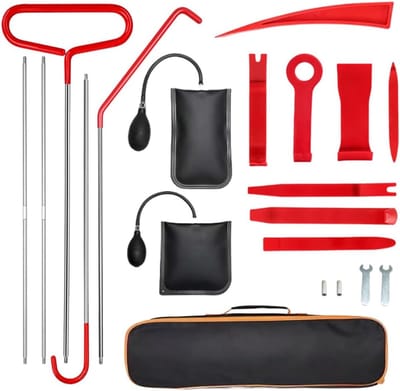 Car Door Opener Kit - Trim Removal Tools - 20 Pcs Auto Accessory Kit met Air Pump voor