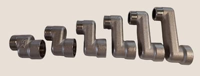 Universele Radiatorkoppelset S-Aansluiting 1/2 Inch Inwendig op Uitwendig met Excentrische Stelstukken