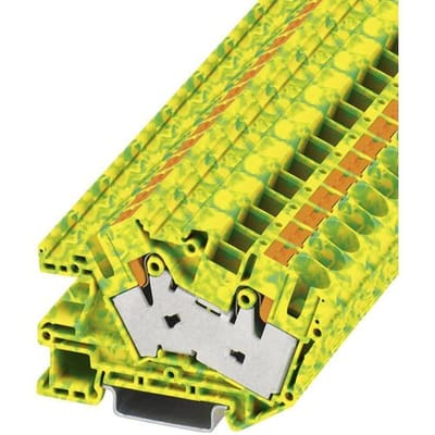 Phoenix Contact 3214024 Aardklem 10.2 mm Spanveer Groen, Geel 50 stuk(s)
