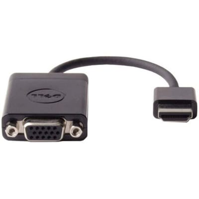 Dell 492-11682 HDMI / VGA Kabel [1x HDMI-stekker - 1x VGA-bus] Zwart 0 mm