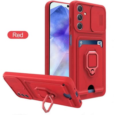 Étui à Fente pour Carte et Appareil Photo Coulissant Pour Sansung Galaxy A55 A32 A25 A54 A34 A24 A73 A53 A33 A23 A13 A72 A52 A32 A22 A71 A51 5G 4G Galaxy A55 5G